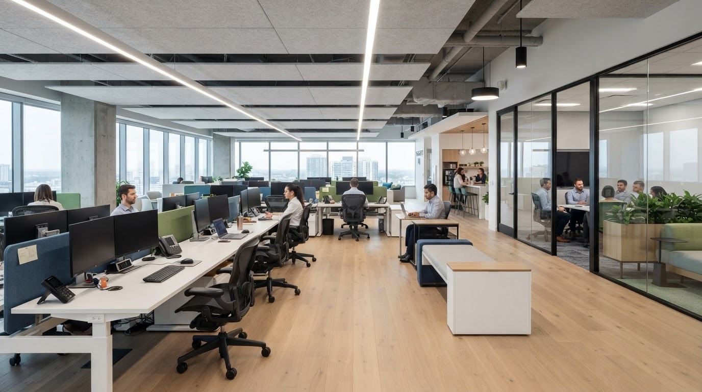 Equipamiento de espacios de trabajo